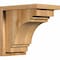 Ekena Millwork Pescadero Rough Sawn Corbel w/Backplate, Western Red Cedar, 8"W x 12"D x 12"H COR08X12X12PEC01RWR - alternate 1
